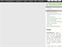 Tablet Screenshot of parcodeisuoni.net